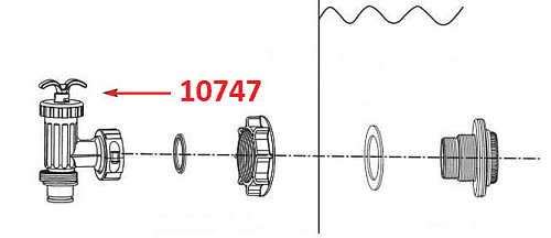 													Плунжерный клапан (38мм) INTEX 10747 фото 2
